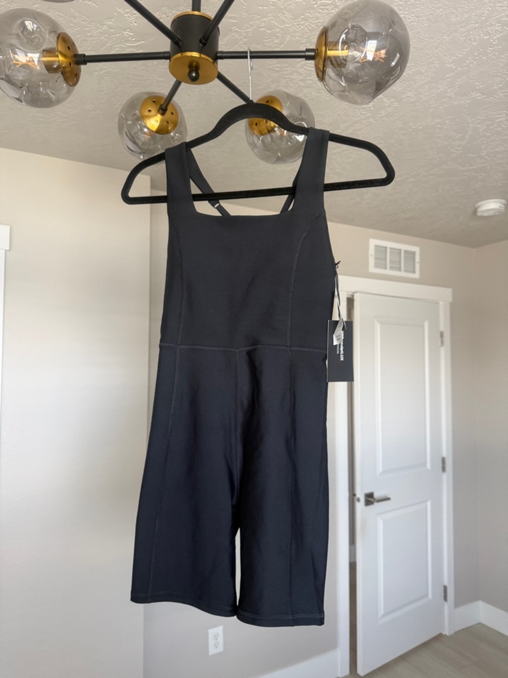 YPB Black Women’s Athletic Slucpt Onesie
